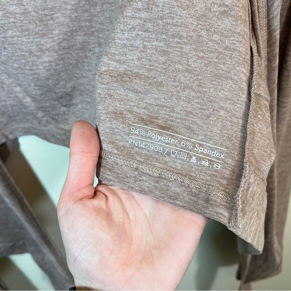 Outdoor Voices Tan Wrap Sweater - Picture 8 of 9